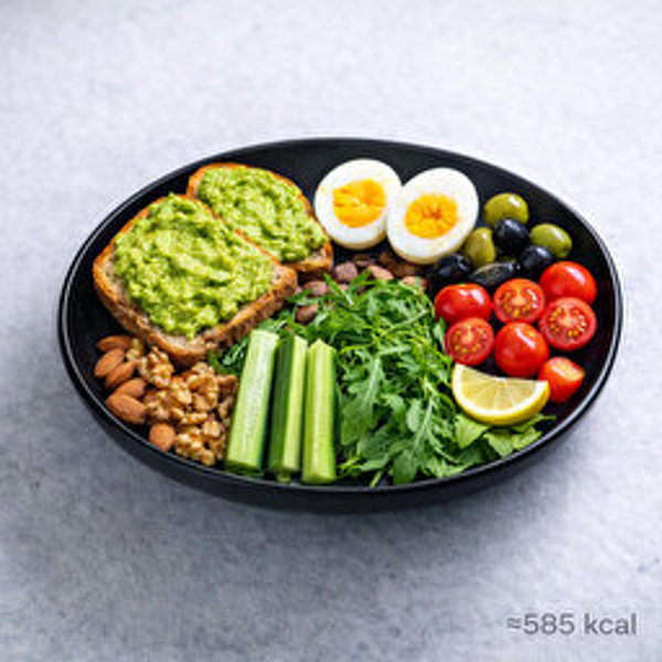 Fit Kahvaltı Tabağı