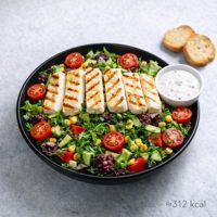 Izgara Hellim Peynirli Fit Salata