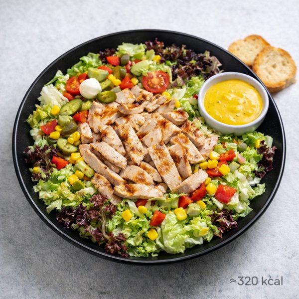 Izgara Tavuklu Fit Salata
