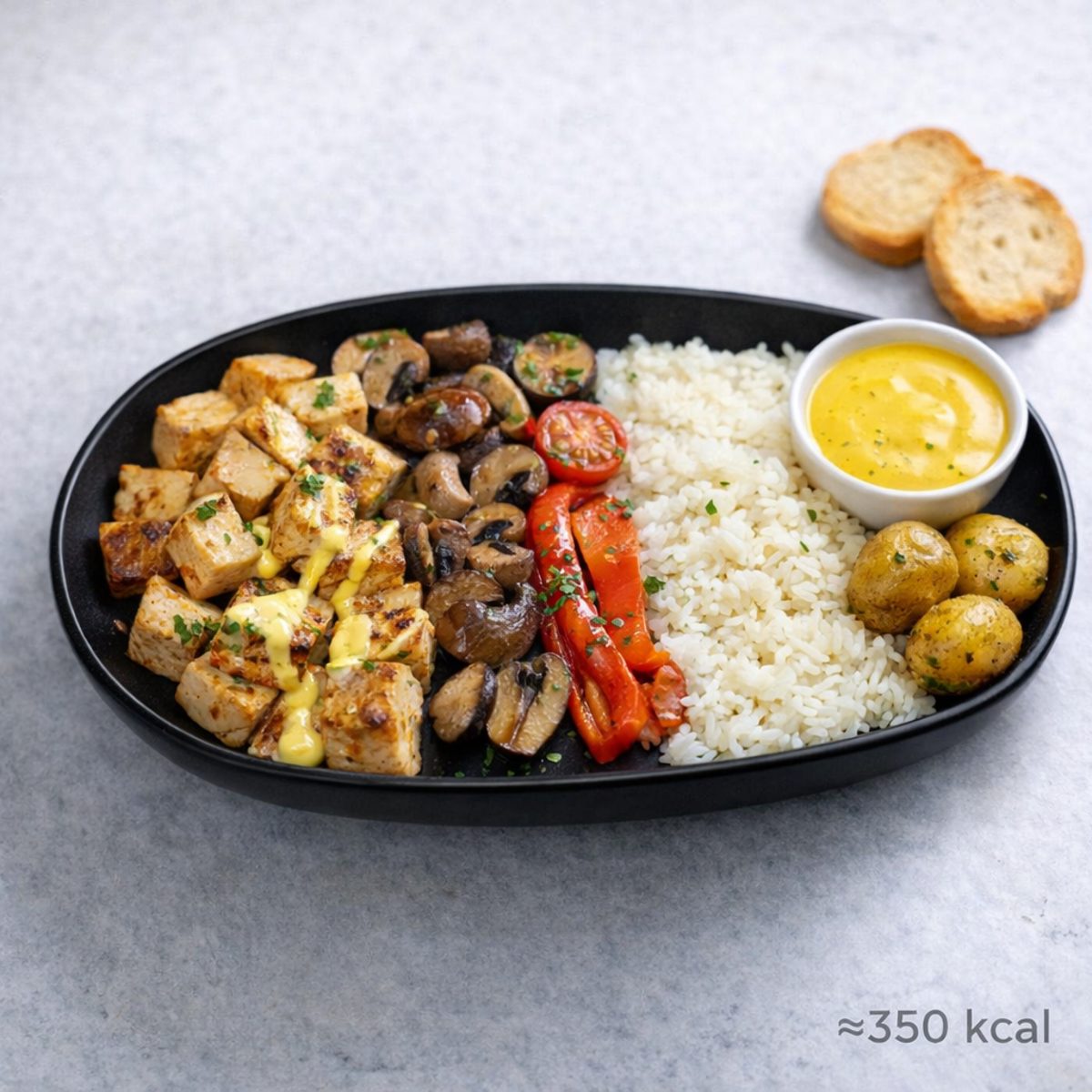 Izgarada Özel Soslu Kestane Mantarı
