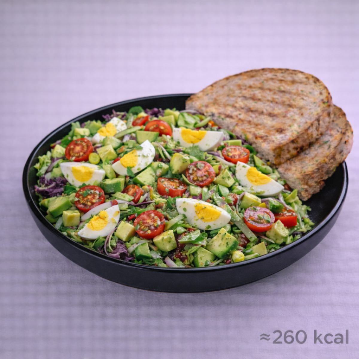 Yumurtalı Avokado Salatası